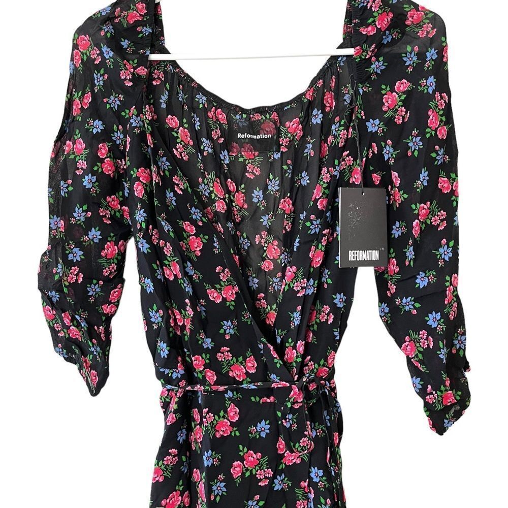Reformation Eveleigh Floral Dress - Picture 4 of 6